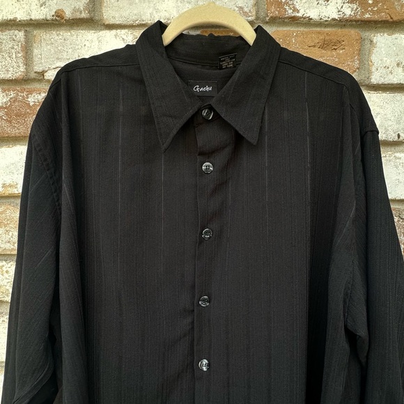 Vintage Long Sleeved Gauchu Button Down Shirt - Picture 4 of 14